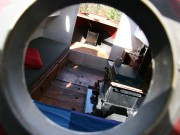 Bosboot door patrijspoort - Camping Torentjeshoek.JPG