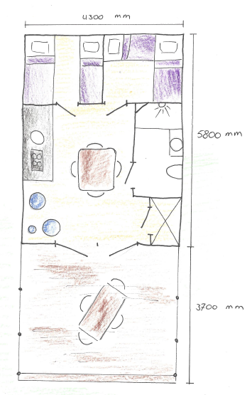 Mini Chalet type 1 Plattegrond.PNG